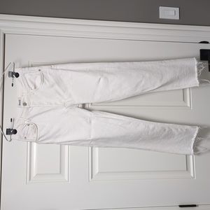 AGOLDE Riley white denim